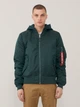 Бомбер мужской Alpha Industries MA-1 Natus MJM47506C1 XS Темно-зеленый (640631791054) - изображение 13