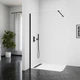 Душова перегородка Qtap Walk-In Standard BLM201.C8 100х200 см, скло Clear 8 мм, покриття CalcLessSD00051926 - зображення 6