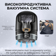 Электрическая пемза для ног пилка для пяток для педикюра с вакуумным пылесосом и LCD дисплеем DKWAY P334i черная + подарок 3 насадки - изображение 3