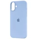 Чехол Fiji Silicone Case для Apple iPhone 16 бампер накладка Soft Touch с микрофиброй Lilac - изображение 1