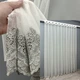 Тюль VR-Textil 1697т Грек-сетка с вышивкой Молочный с серым 300х270 см (42-0734) - изображение 1