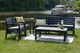 Стіл садовий пластиковий Keter Lyon Rattan Table графіт 232300 - изображение 6