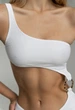 Женский Купальник Стаф Белый Сплошной Базовый Staff Moi White M (349881) - изображение 3