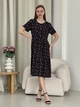 Платье из штапеля миди летнее женское Merlini Казерта 700001261 L-XL Черное (700001261_2) - изображение 1