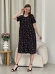 Платье из штапеля миди летнее женское Merlini Казерта 700001261 L-XL Черное (700001261_2) - изображение 3