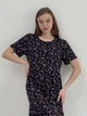 Платье из штапеля миди летнее женское Merlini Казерта 700001261 L-XL Черное (700001261_2) - изображение 7