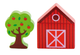 Drewniane akcesoria do zestawów z pociągami Viga Farma 50812 (6934510508128) - obraz 2