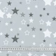 Ткань бязь набивная голд НТ звезды фон серый (120г/м.кв220см пог.м) 189302 - изображение 3