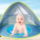 Дитячий намет з басейном WM-BABY POOL автоматичний ігровий намет для дітей дитячий намет для вулиці з басейном складний ігровий намет для малюків дитячий ігровий будиночок намет для активних ігор на свіжому повітрі - зображення 2