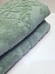Простирадло махрове Parisa Home 150*200 Зелене - зображення 3