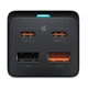 Сетевой фильтр Baseus GaN3 Pro Desktop Powerstrip 65W (2xType-C + 2xUSB + AC(EU)) black - изображение 7