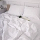 Комплект постельного белья Mirson King Size 220х240 Royal Soft Stripe 30-0023 Snow Joy Сатин (2200009073748) - изображение 1