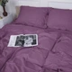 Простынь MirSon двуспальная 180x220 см 30-0008 Smoky Pink Satin Stripe (2200005250488) - изображение 1