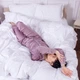 Простынь MirSon King Size 240x260 см 30-0001 White Satin Stripe (2200005245897) - изображение 4