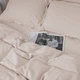 Простынь MirSon King Size 240x260 см 30-0004 Cream Satin Stripe (2200005248836) - изображение 2