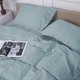 Простынь MirSon King Size 240x260 см 30-0015 Green Wave Satin Stripe (2200005253465) - изображение 2