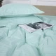 Простынь MirSon King Size 240x260 см 30-0013 Azure Satin Stripe (2200005252628) - изображение 3