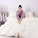 Комплект постельного белья MirSon Satin Stripe 30-0002&nbsp;Soft&nbsp;Yellow 160х220 Семейный (2200005247815) - изображение 7
