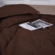 Комплект постельного белья MirSon Satin Stripe 30-0006&nbsp;Dark&nbsp;Brown 160х220 Семейный (2200005249499) - изображение 4