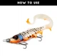 Велика силіконова приманка Spinpoler Firebomb, 17,5см/30гр, Color F (2 шт/уп) - изображение 4