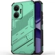 Защитный чехол с подставкой Deexe Bibercas для Xiaomi Poco F7 - Green - изображение 1
