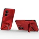 Защитный чехол с подставкой Deexe Bibercas для Xiaomi Poco F7 - Red - изображение 2