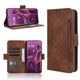 Чехол-книжка с кармашками Deexe Wallet Stand для Motorola Edge 60 Pro - Brown - изображение 5