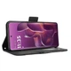 Чехол-книжка с кармашками Deexe Wallet Stand для Motorola Edge 60 Pro - Black - изображение 4