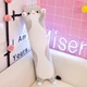 Мягкая плюшевая игрушка Длинный Кот Батон котейка-подушка 50 см. Цвет: серый - изображение 2