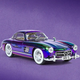 Моделька машини Mercedes-Benz 300SL перламутровий, оснащена звуковими та світловими ефектами - зображення 4