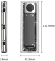 Obudowa dysku Orico TCM2-G20 M.2 NVME USB-C 3.2 Silver (6942227137883) - obraz 3