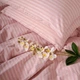 Комплект постельного белья Mirson King Size 220х240 см Royal Soft Stripe 30-0032 Mathew Сатин (2200009298981) - изображение 6