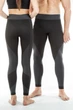 Компресійні спортивні тайтси Relaxsan Sport з волокном Dryarn UNISEX чорні/сірі XL (8050BG) - зображення 1