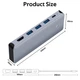 Док-станция Fenvi 6-IN-1 M.2 NVME SSD Case Docking Station USB C HUB USB C Docking Station ype-C to HDMI Adapter - изображение 8