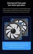 Вентилятор TEUCER PRISM 4 PRO ARGB 120mm 800-2000RPM 4pin 3pin - изображение 5