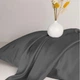 Комплект постельного белья MirSon King Size 220x240 см Light Pro 10-005 Dark Gray Satin (2200010171211) - изображение 4