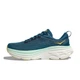 Мужские кроссовки HOKA ONE ONE BONDI 8 1123202 MOBS 42 (EU 42, USA 8,5 D, 26,5 см) темно серые с салатовым - изображение 3