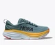 Мужские кроссовки HOKA ONE ONE BONDI 8 1123202 GBMS 43,5 (EU 43 1/3, USA 9,5 D, 27,5 см) серые с желтым - изображение 1