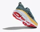 Мужские кроссовки HOKA ONE ONE BONDI 8 1123202 GBMS 43,5 (EU 43 1/3, USA 9,5 D, 27,5 см) серые с желтым - изображение 8