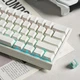 Ігрова клавіатура MADLIONS MAD 60HE RGB 60% Rapid Trigger дротова з магнітними перемикачами - White - изображение 3
