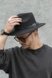 Чоловічий Капелюх Fedora З Ремінцем Black (8049694) - изображение 1