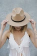 Жіночий Капелюх Fedora З Ремінцем Beige (8049699) - изображение 3