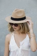 Жіночий Капелюх Fedora З Стрічкою Beige (8049693) - изображение 1