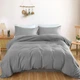 Простынь на резинке по периметру MirSon Satin Light Pro 10-004 Gray 150x190+25 см (2200010170634) - изображение 2