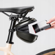 Torba rowerowa RockBros Rigid Hard Shell Compact Saddle Bag 0.4l Black (3013007601) - obraz 3