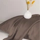 Простынь MirSon Satin Light Pro 10-010 Brown 180x220 см (2200010173765) - изображение 4