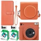 Набор камера Fujifilm Instax Square SQ1, Фотобумага 40шт, Чехол, Ремешок, Фотоальбом 80 фото Оранжевый (Подарочная упаковка) - изображение 1