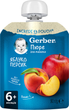 Фруктове пюре Gerber Яблуко та персик з 6 місяців 90 г (7613036345460) - зображення 1