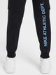 Підліткові спортивні штани-джогери для хлопчика Nike B NSW SI FLC Cargo Pant BB HV6972-010 137-147 M Чорні (197861863544) - зображення 4