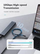 Кабель CABLETIME USB Type C - USB Type C 0.5 м 5А/PD100W 4K 60hz швидка зарядка White (CU21E) - зображення 3